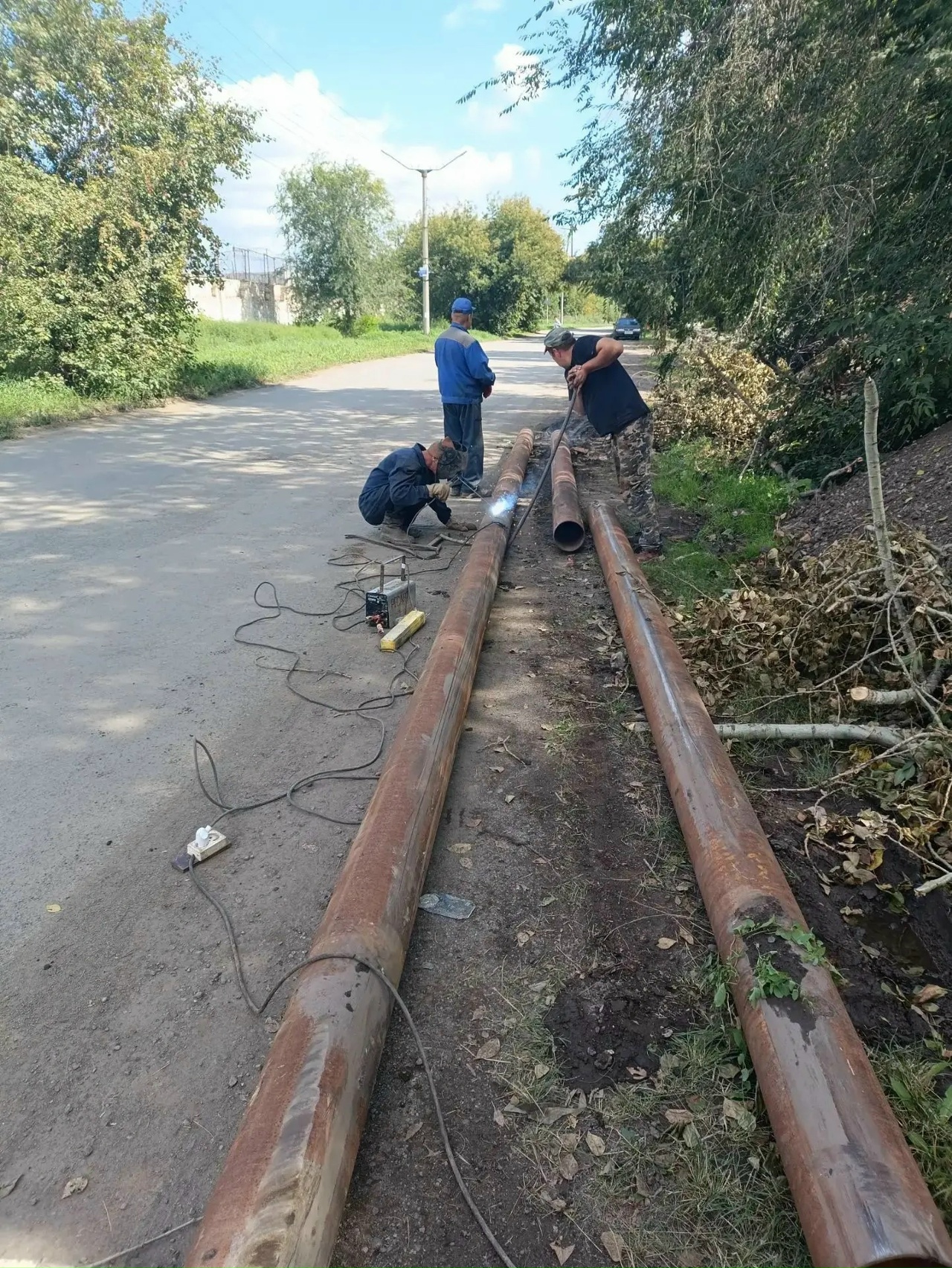 В Копейске восстанавливают горячее водоснабжение в посёлке Потанино