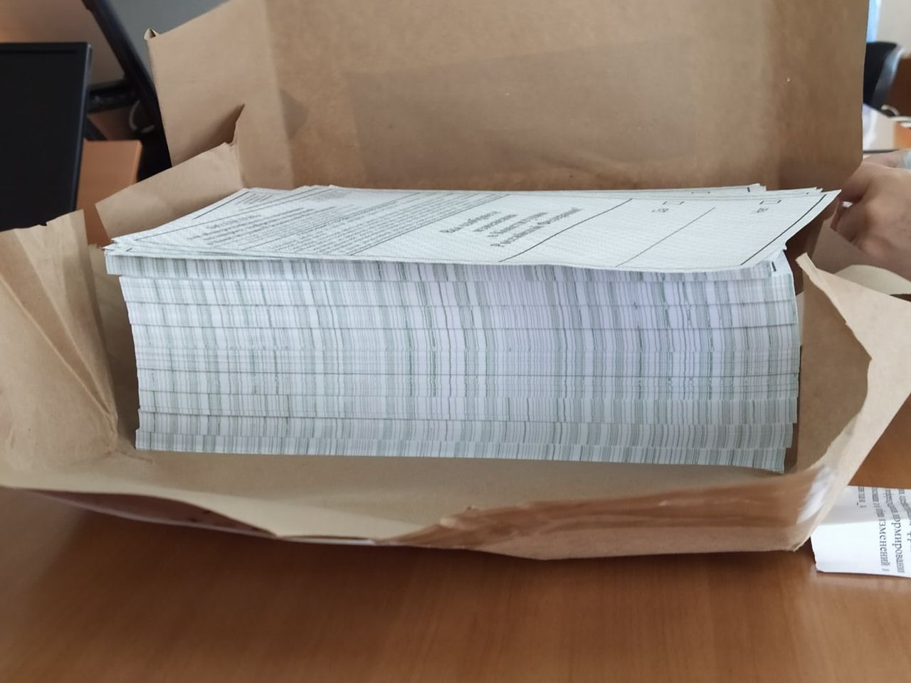 В Копейск привезли бюллетени для голосования. Как выглядит документ