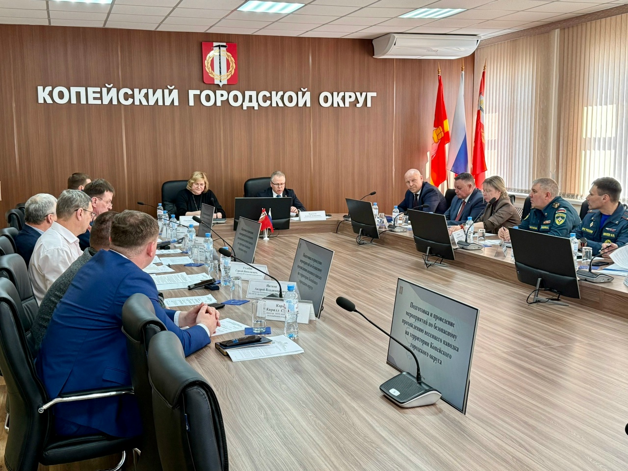 В Копейске обсуждают меры безопасности на период весеннего паводка