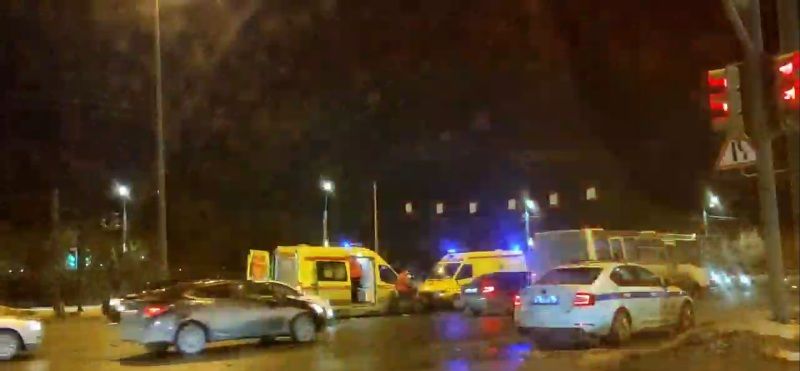 В ДТП попала машина «Скорой» с пострадавшим при взрыве пациентом из Сатки