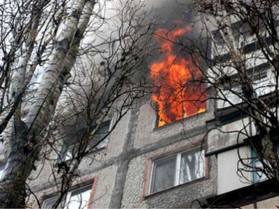 В многоквартирном доме в Копейске случился пожар