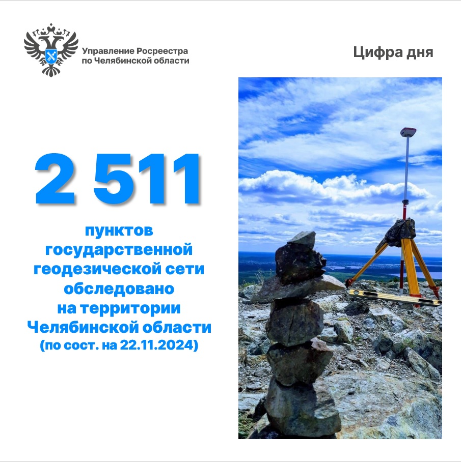 На Южном Урале обследовано более 2,5 тыс. пунктов государственной геодезической сети