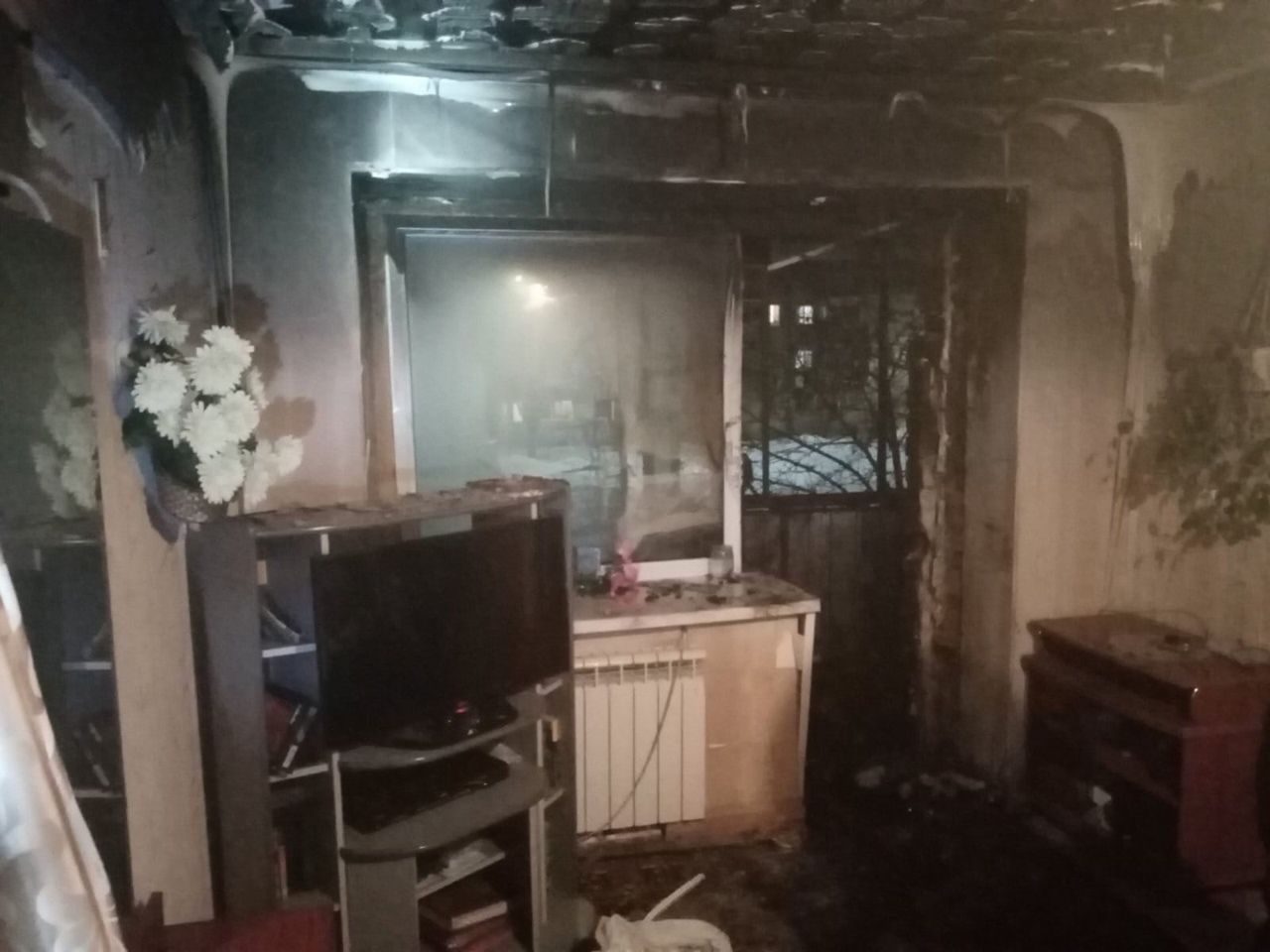 Нетрезвый курильщик чуть не погиб из-за пожара в Копейске