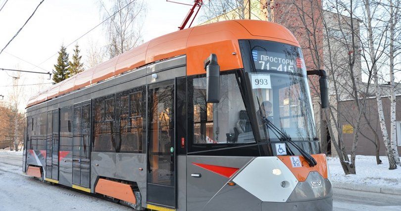 Обкатка нового низкопольного трамвая пройдет в Челябинске