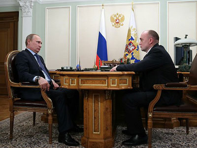Дубровский доложил Путину об экономической ситуации в регионе