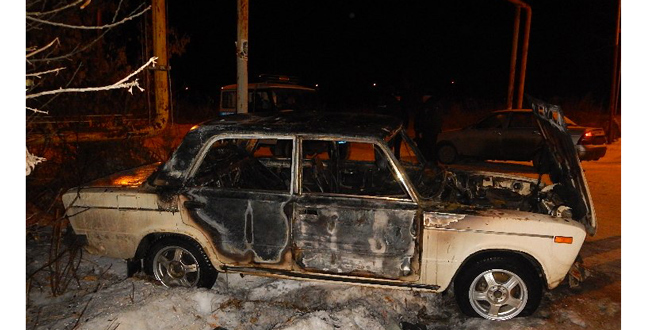 Копейчане подозреваются в краже и поджоге автомобиля