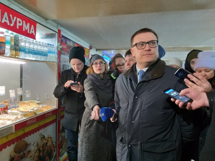 Текслер закрыл киоск с шаурмой в центре Челябинска