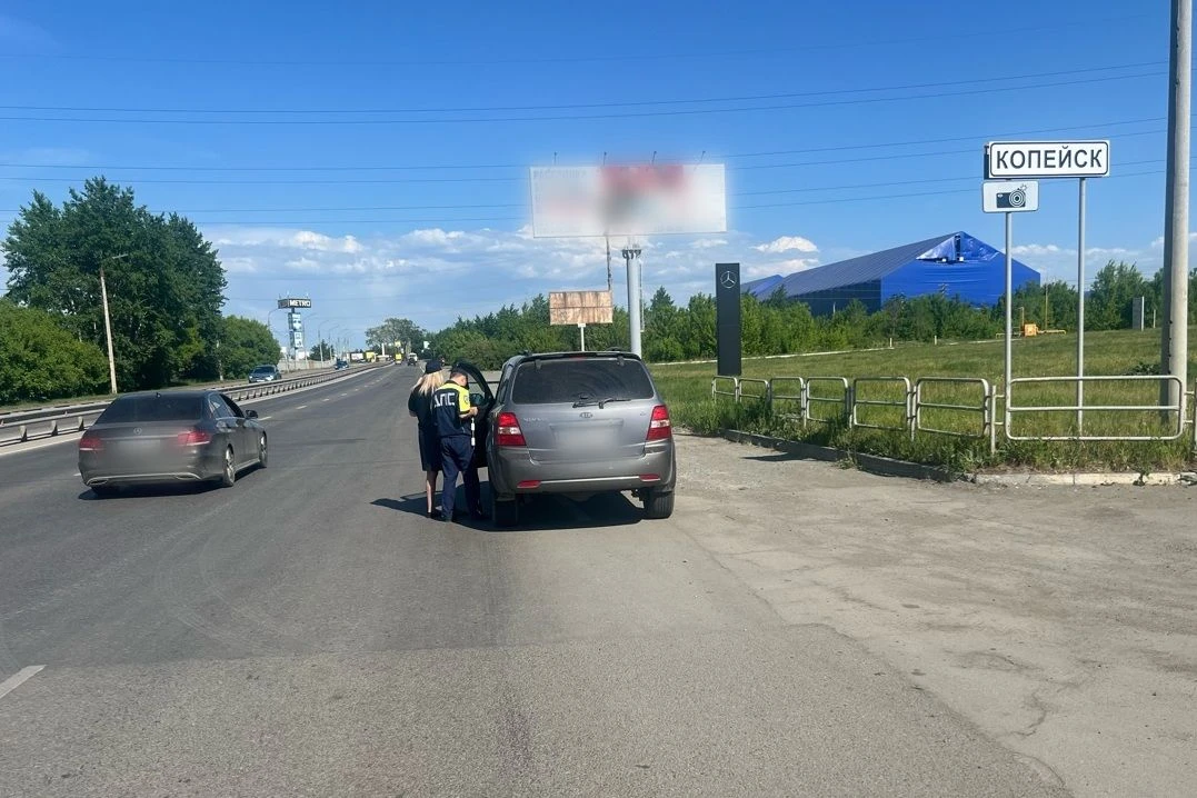 «Дорожный пристав» вышел на трассу у Копейска