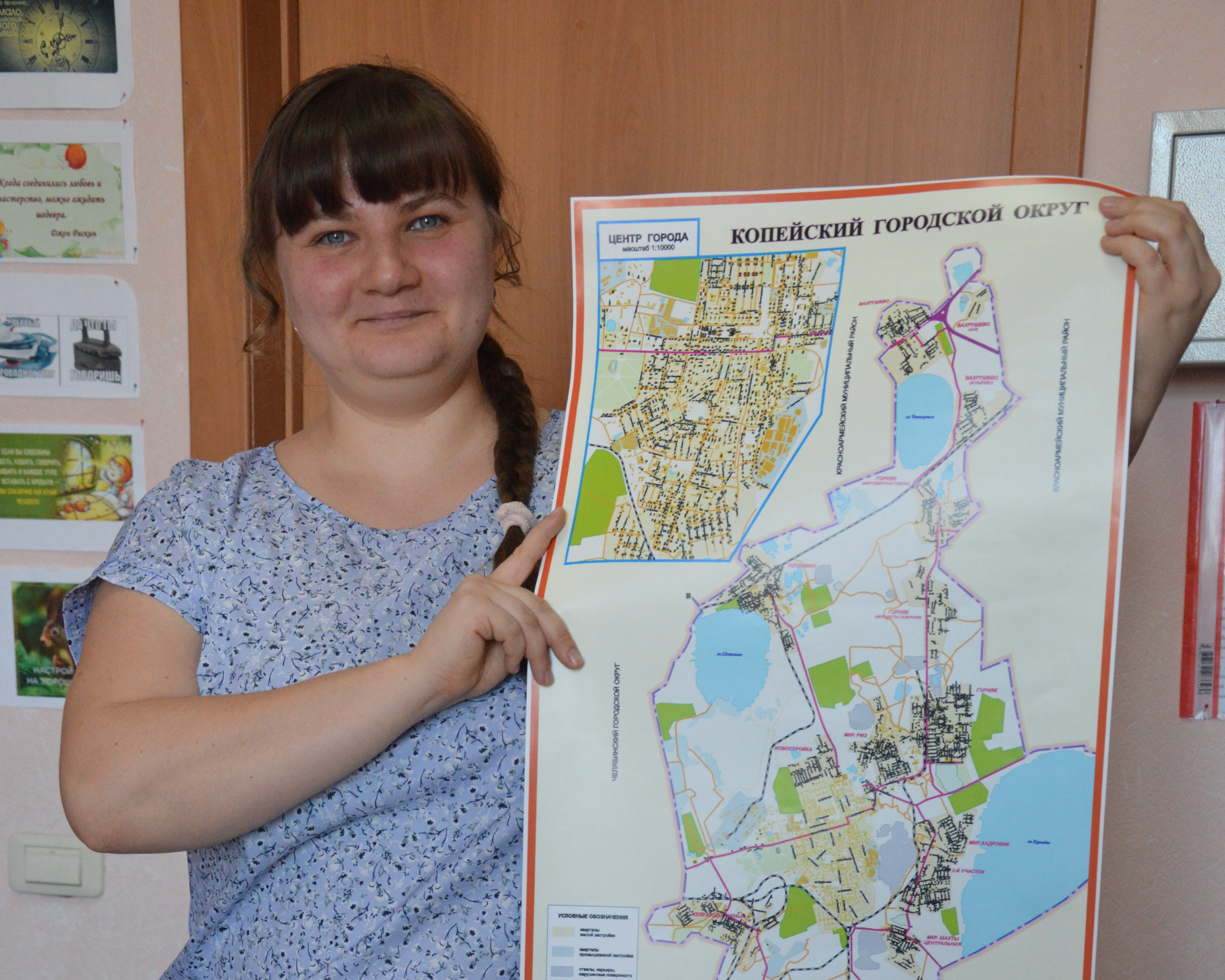 Копейчанка планирует вышить карту своего города