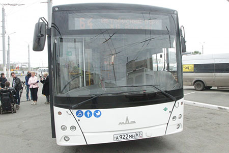 В Челябинске идет тест-драйв 3 новеньких автобусов на газу