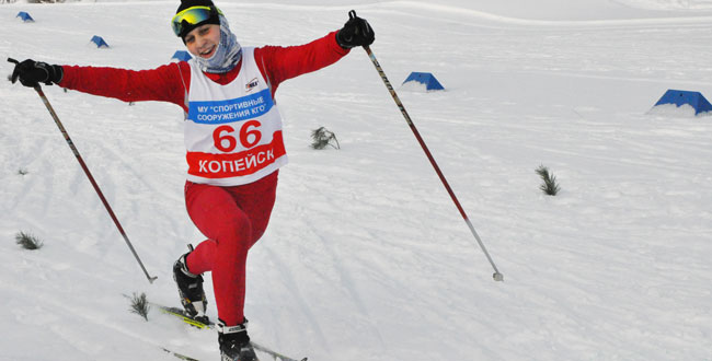 Соревнования на Кубок главы Копейска про лыжным гонкам