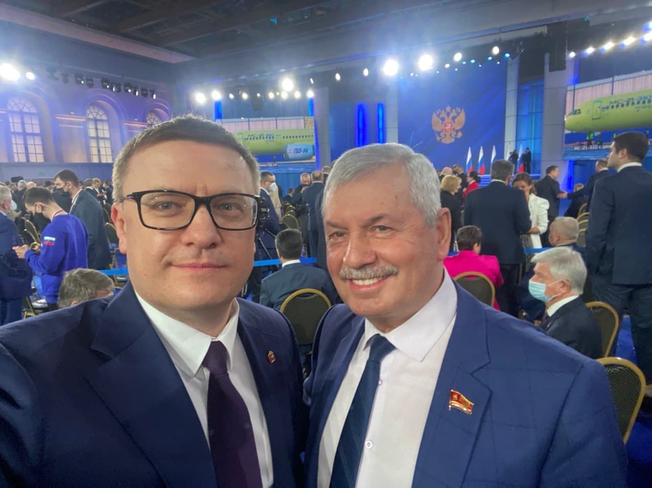Алексей Текслер и Владимир Мякуш будут слушать послание Президента очно