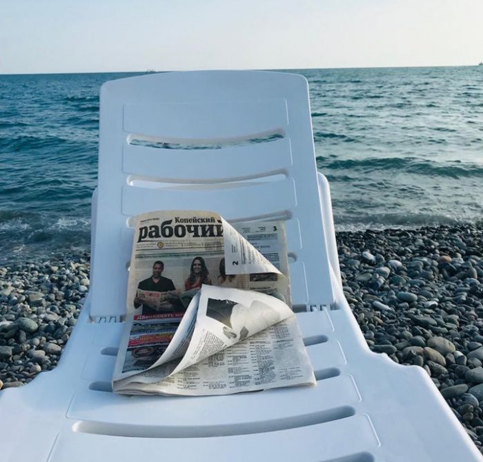 Любим работать, умеем отдыхать! «Копейский рабочий» устроил фотосессию на морском берегу