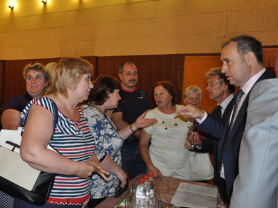 Встреча главы Копейска с жителями поселка Старокамышинск