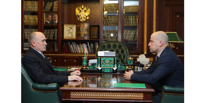 Губернатор поздравил нового председателя челябинского облизбиркома