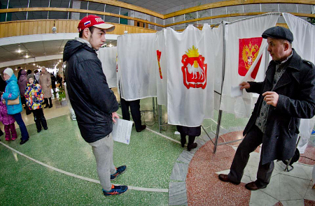 Жители Челябинской области голосовали за единороссов 