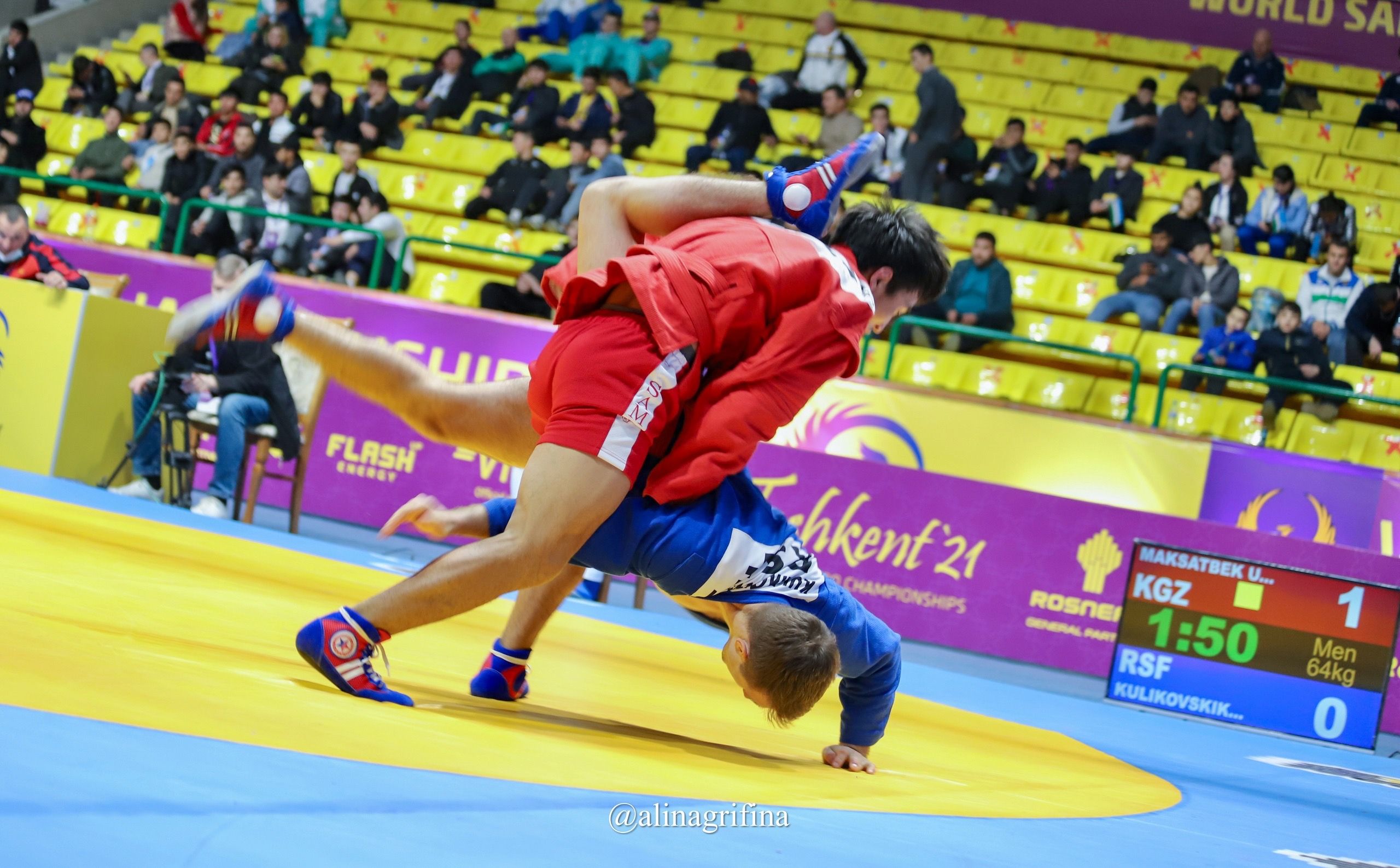 Александр Куликовских из Челябинска – бронзовый призёр чемпионата мира по самбо в Ташкенте