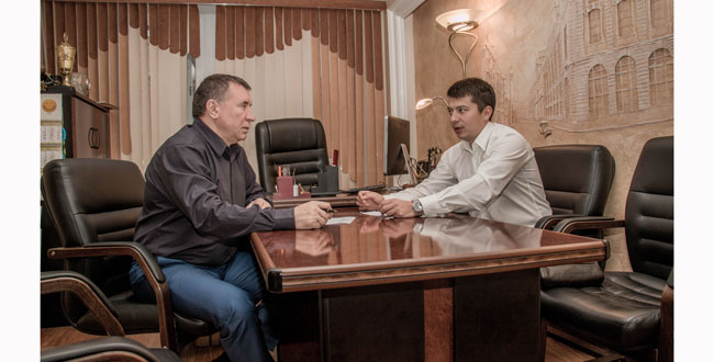 Андрей Яцун и председатель челябинского "Союза призывников" Марсель Хазиев
