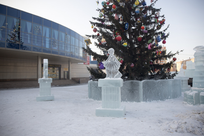 Из-за морозов в Копейске перенесли открытие Ледового городка