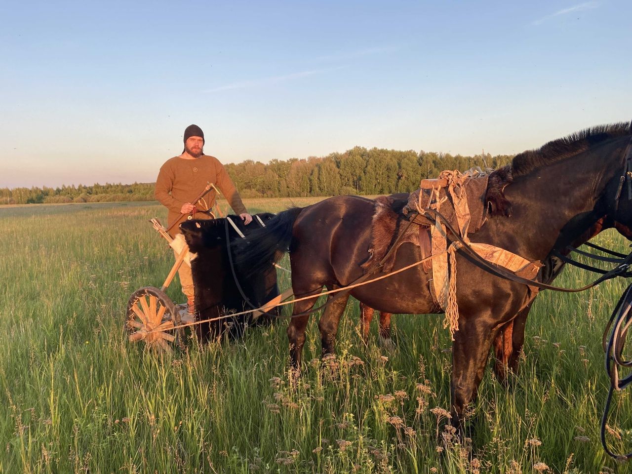 Каскадер из Молдовы собирается «объездить» аркаимскую колесницу