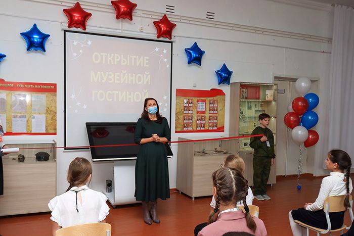В коркинской школе появился современный интерактивный музей