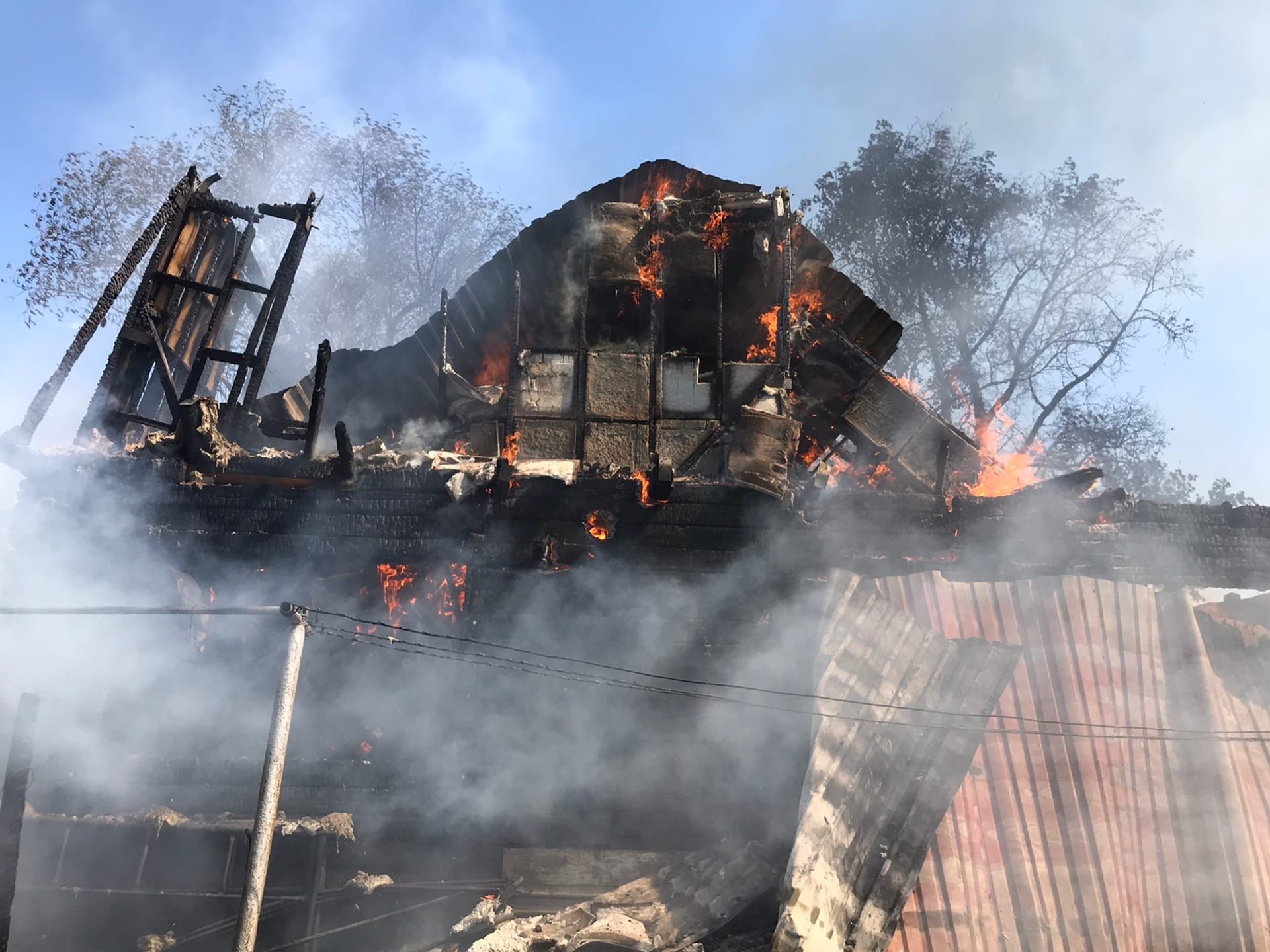 Стали известны печальные подробности пожара в поселке РМЗ