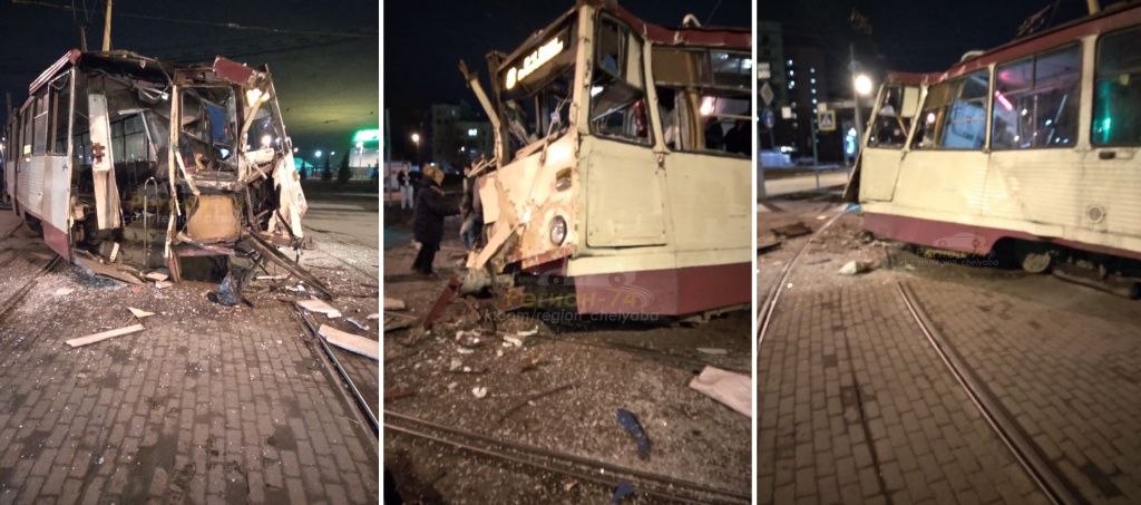 Страшная авария произошла в Челябинске: фура снесла трамвай