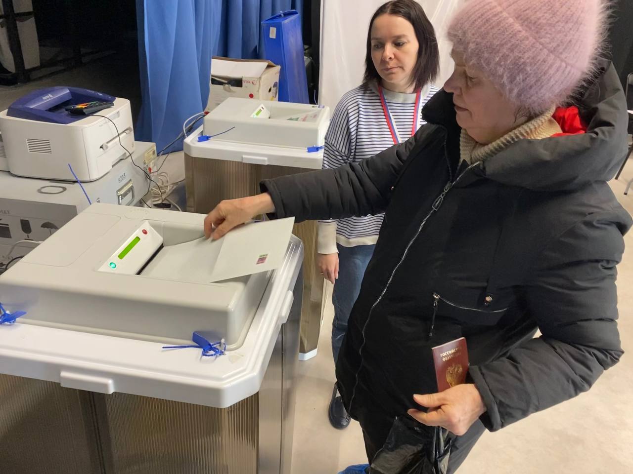 В Копейске первый день голосования подходит к концу