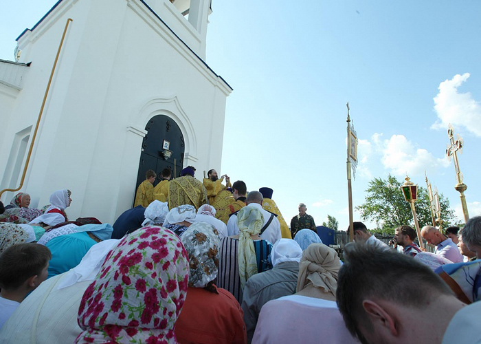 Освящение храма Вознесения Господня в Синеглазово