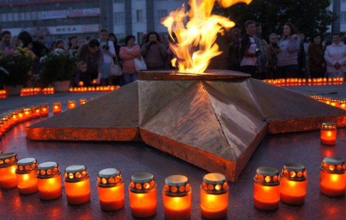 Челябинцы зажгут свечи в честь Дня памяти и скорби
