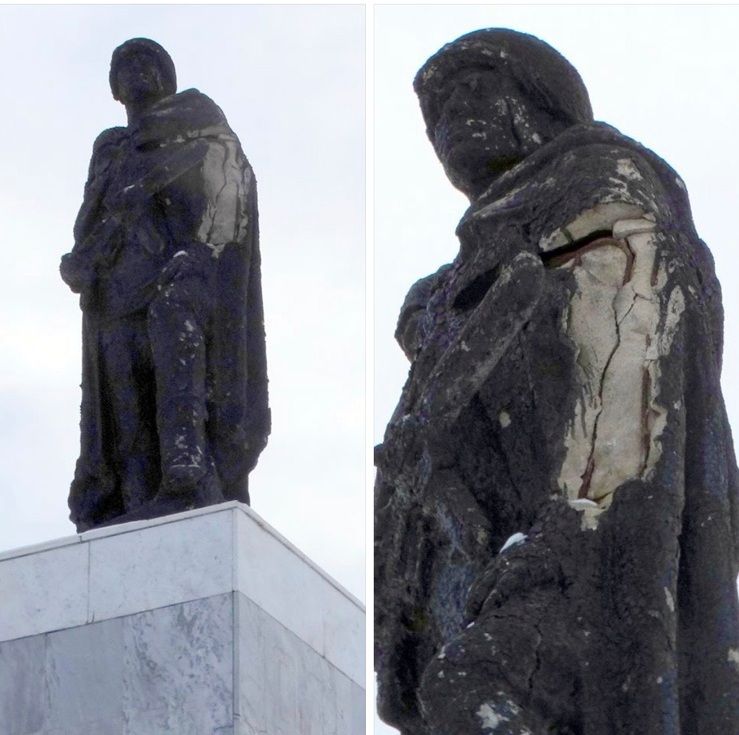 Смета давно готова. Памятник на городском кладбище отремонтируют ко Дню Победы