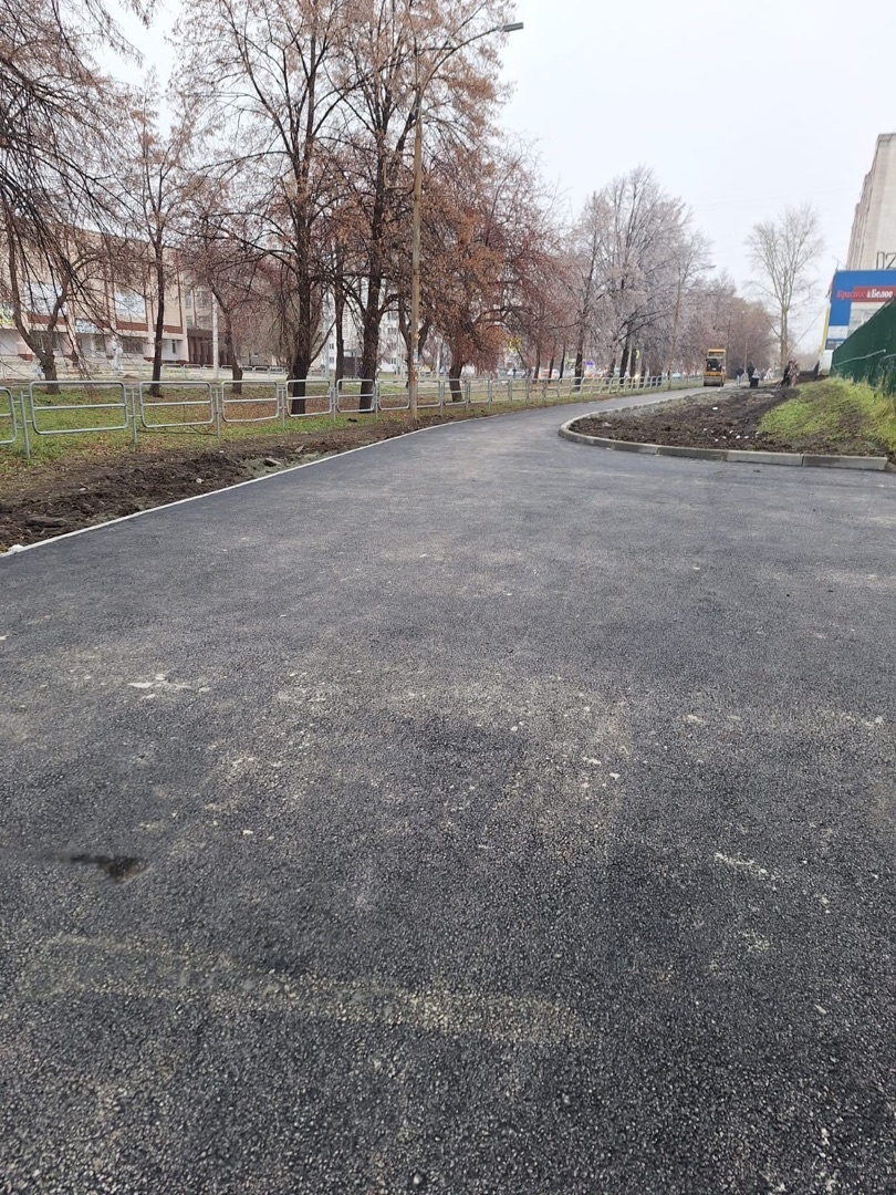 В Копейске завершен ремонт участка тротуара
