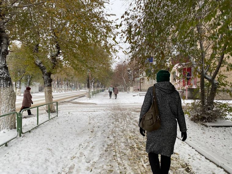 В Челябинской области завалило снегом город