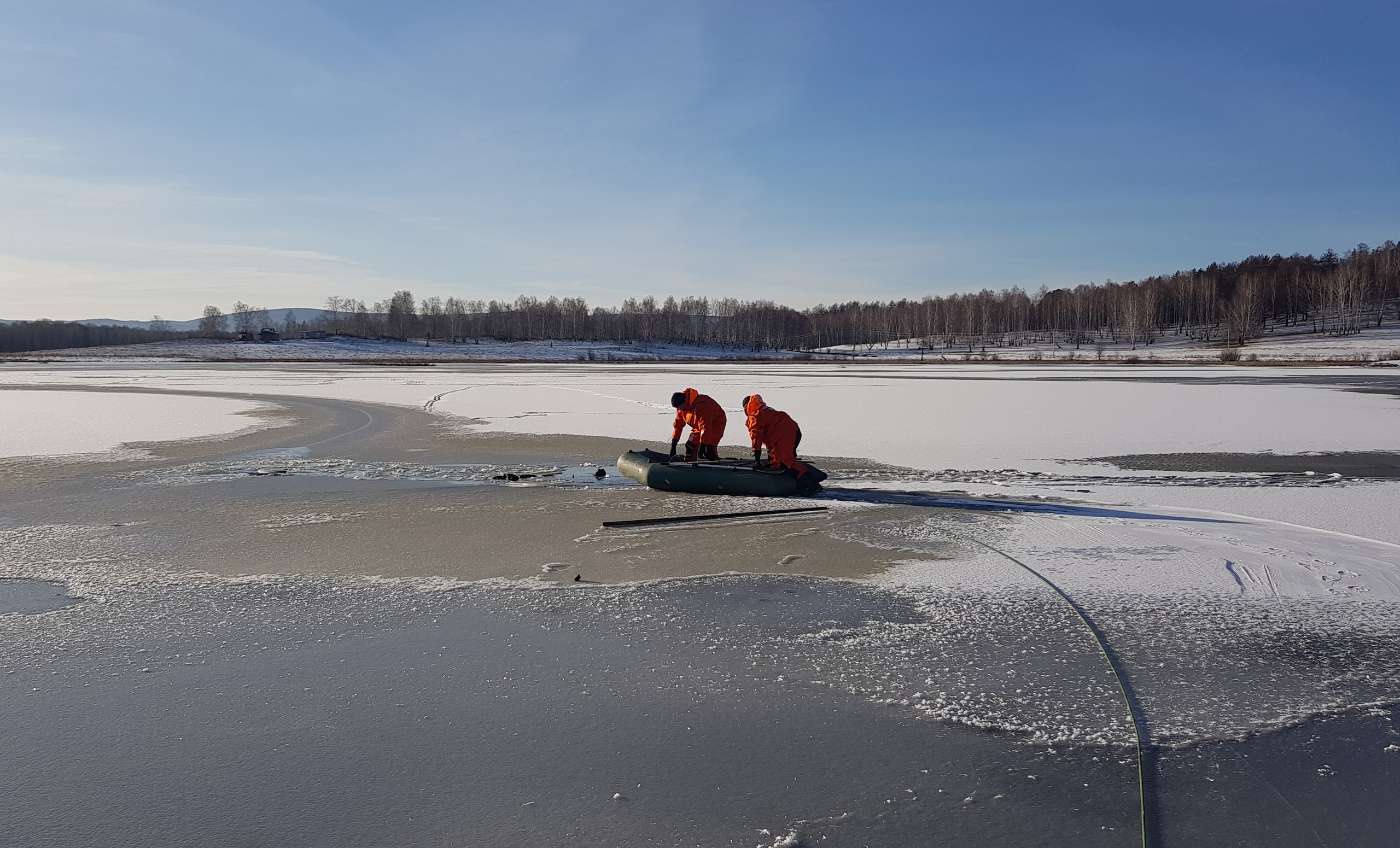 На Южном Урале нашли мертвого рыбака в полынье