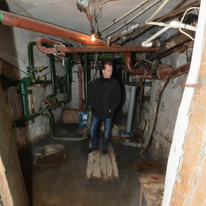 В одном из домов Челябинска подвал затопило кипятком
