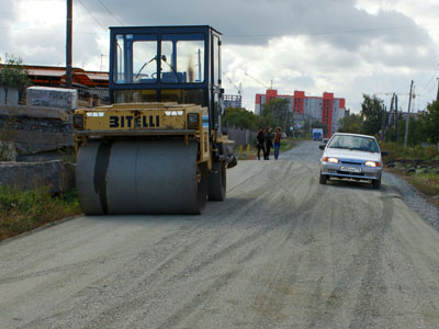 В Копейске полным ходом идет ремонт дорог