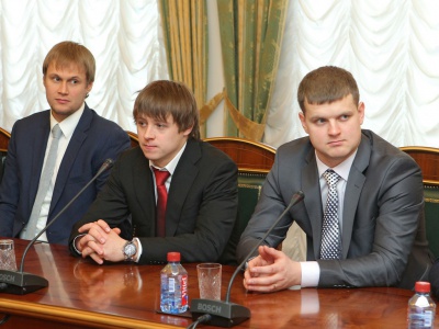 Игроки ХК «Трактор» предложили Борису Дубровскому стать президентом клуба