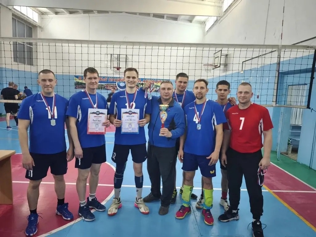 Команда 6‑го пожарно‑спасательного отряда из Копейска заняла второе место на областном чемпионате по волейболу
