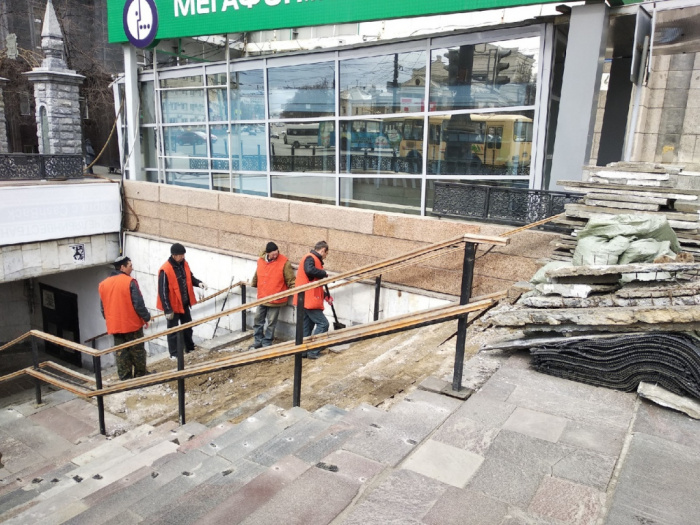 В центре Челябинска начался ремонт подземного перехода