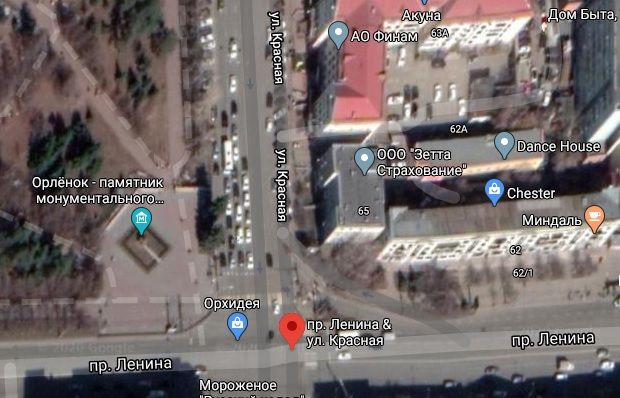 В центре Челябинска вернут прежний вид перекрестка