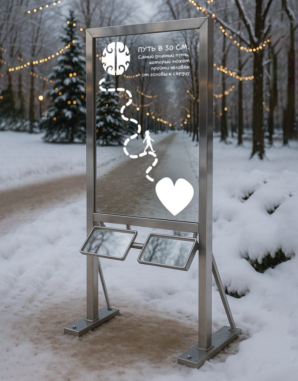 В Копейске появится арт-объект для саморефлексии «Путь в 30 см»