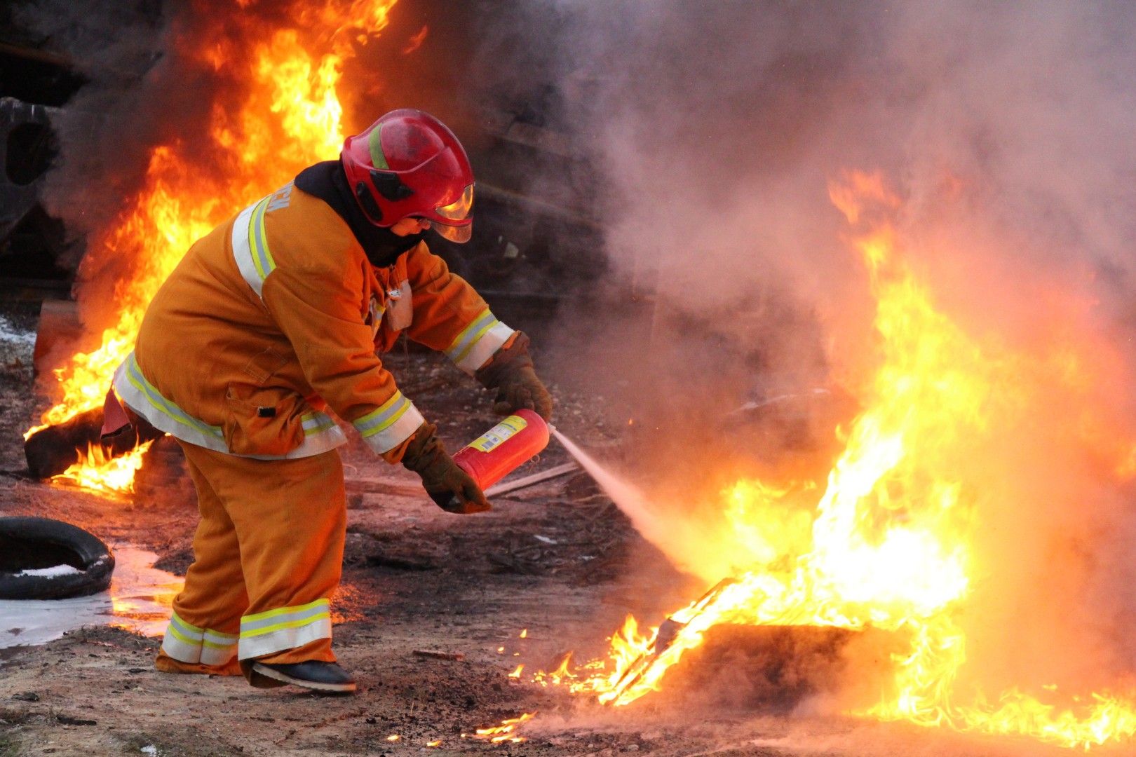 Копейчанам напомнили правила пожарной безопасности