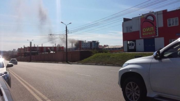 На Цинковом заводе произошел пожар