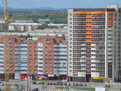 Копейск. Вид с крыши 16-этажного дома