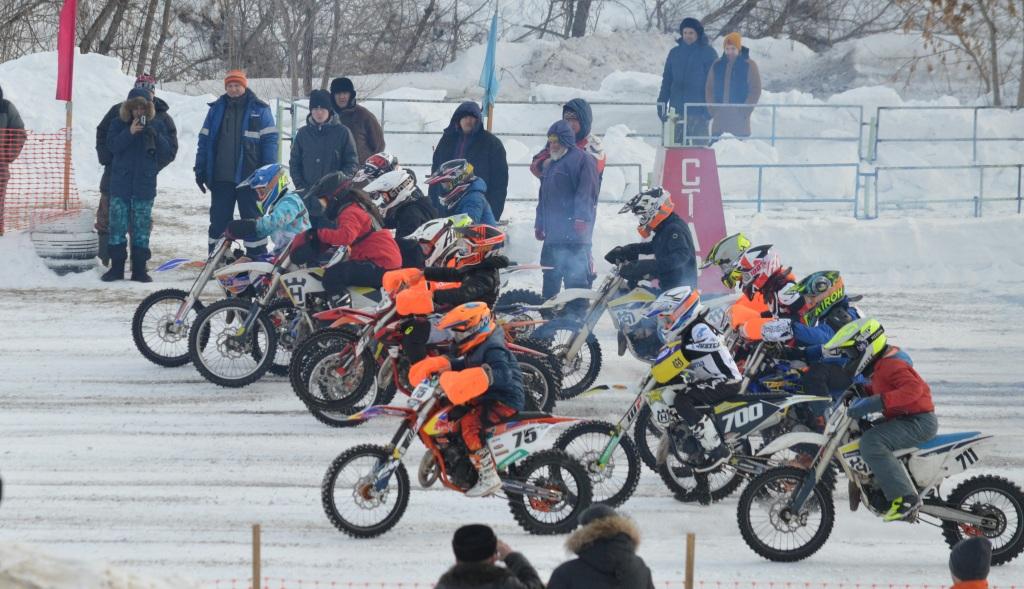 В городе Копейске прошёл I этап Открытого зимнего Чемпионата и Первенства Челябинской области по мотокроссу 