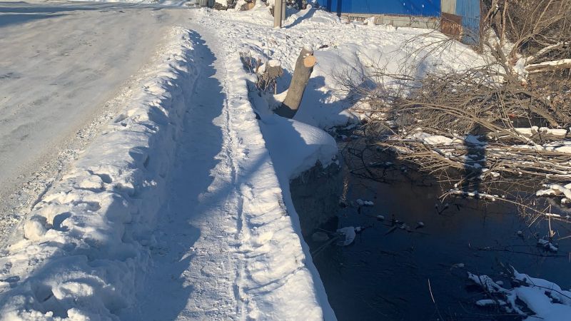 В Челябинске труженик тыла замерз насмерть в воде после падения с моста