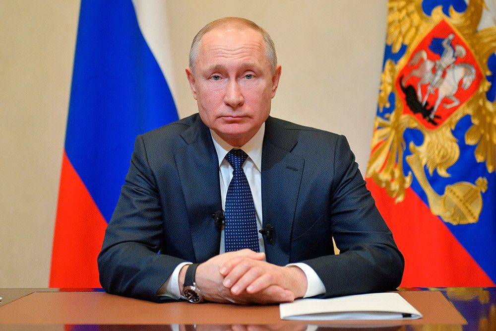 Владимир Путин выступит сегодня с обращением к россиянам