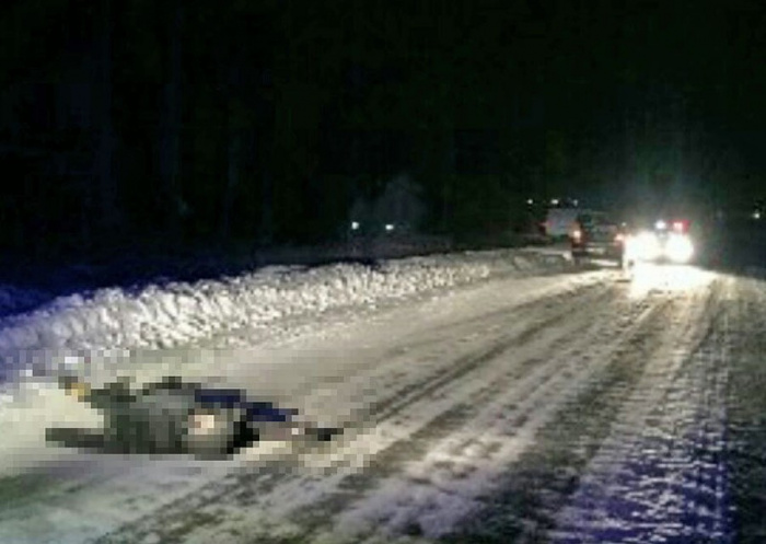 Возле Челябинска джип раздавил лежащего на дороге человека