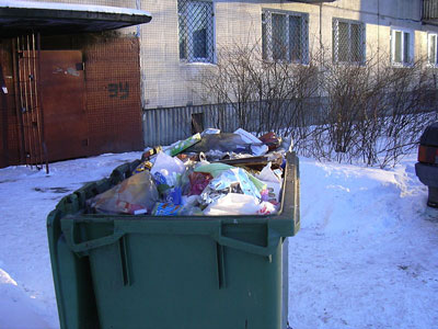 В Копейске участились кражи мусорных контейнеров