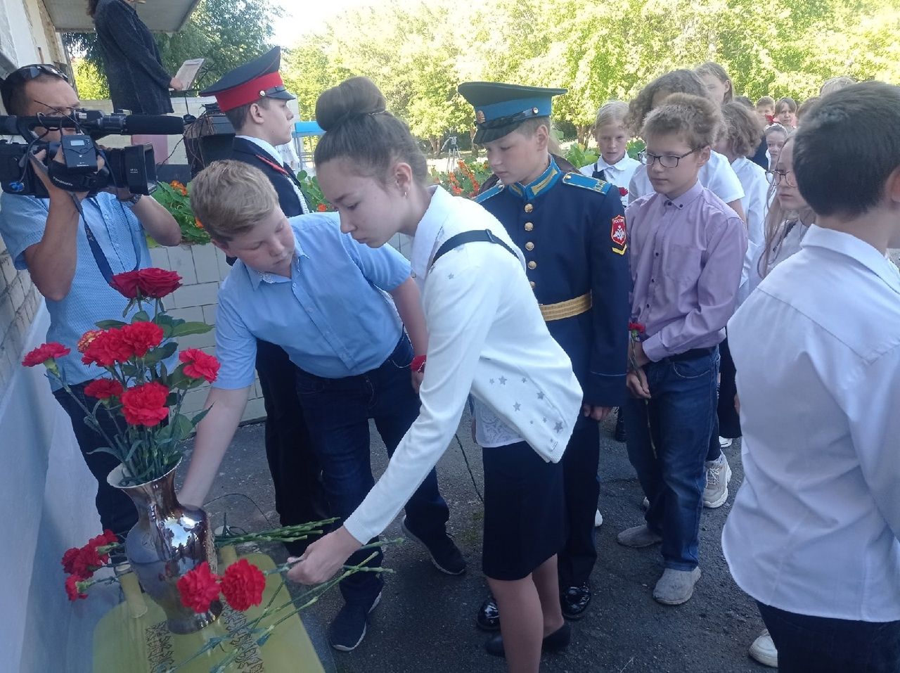 В Копейске почтили память Валерия Байбарина и Вадима Бубнива